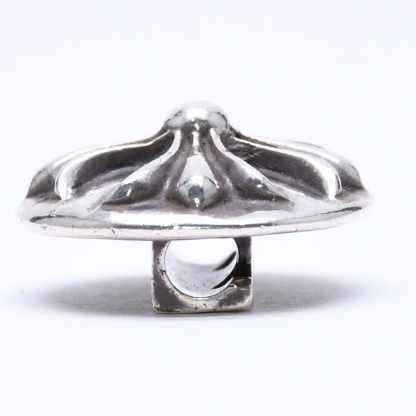 極美品 CHROME HEARTS クロムハーツ クロスボールボタン ヘアバンド用 コンチョ 重量約12.75g 2008/.925刻印 シルバー925 中古 4a006289