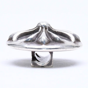 極美品 CHROME HEARTS クロムハーツ クロスボールボタン ヘアバンド用 コンチョ 重量約12.75g 2008/.925刻印 シルバー925 中古 4a006289