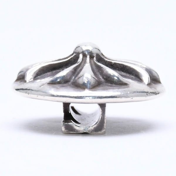 極美品 CHROME HEARTS クロムハーツ クロスボールボタン ヘアバンド用 コンチョ 重量約12.75g 2008/.925刻印 シルバー925 中古 4a006289