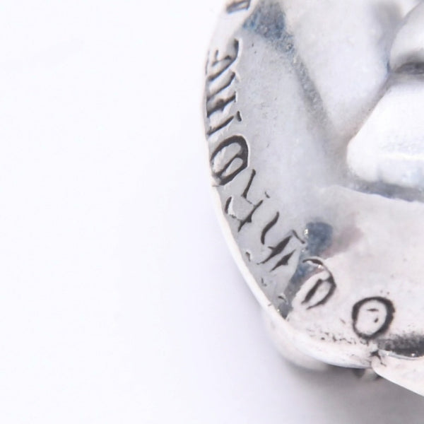 極美品 CHROME HEARTS クロムハーツ HEART WITH JUMP RING ハート ウィズ ジャンプリング ペンダントトップ 重量約12.84 中古 4a006264