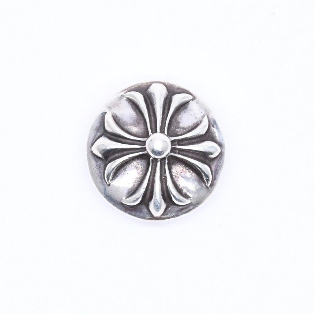 極美品 CHROME HEARTS クロムハーツ クロスボールボタン ヘアバンド用 コンチョ 重量約13.83g 2008/.925刻印 シルバー925 中古 4a006290