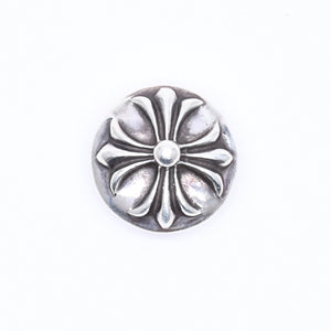 極美品 CHROME HEARTS クロムハーツ クロスボールボタン ヘアバンド用 コンチョ 重量約13.83g 2008/.925刻印 シルバー925 中古 4a006290