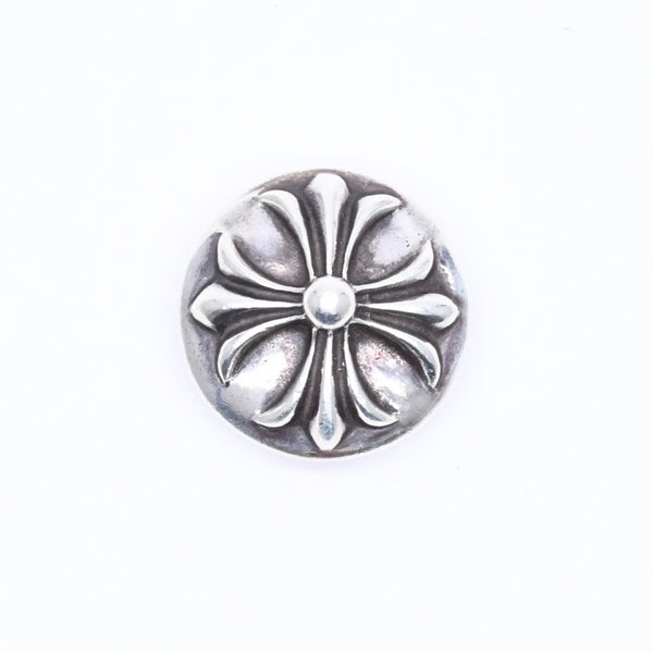 極美品 CHROME HEARTS クロムハーツ クロスボールボタン ヘアバンド用 コンチョ 重量約13.83g 2008/.925刻印 シルバー925 中古 4a006290