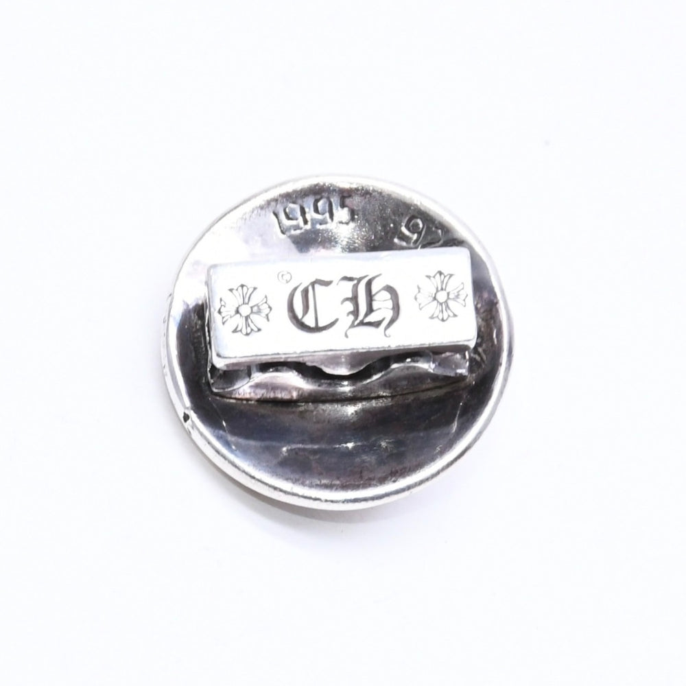 極美品 CHROME HEARTS クロムハーツ クロスボールボタン ヘアバンド用 コンチョ 重量約13.83g 2008/.925刻印 シルバー925 中古 4a006290