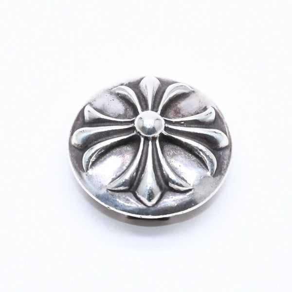 極美品 CHROME HEARTS クロムハーツ クロスボールボタン ヘアバンド用 コンチョ 重量約13.83g 2008/.925刻印 シルバー925 中古 4a006290