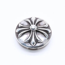 画像をギャラリービューアに読み込む, 極美品 CHROME HEARTS クロムハーツ クロスボールボタン ヘアバンド用 コンチョ 重量約13.83g 2008/.925刻印 シルバー925 中古 4a006290