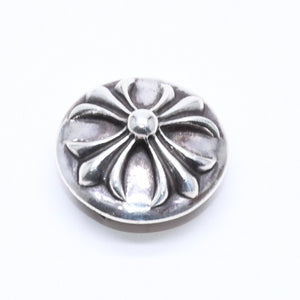 極美品 CHROME HEARTS クロムハーツ クロスボールボタン ヘアバンド用 コンチョ 重量約13.83g 2008/.925刻印 シルバー925 中古 4a006290