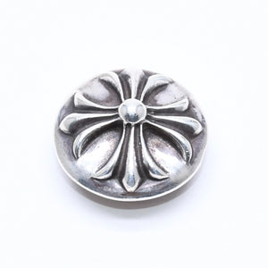 極美品 CHROME HEARTS クロムハーツ クロスボールボタン ヘアバンド用 コンチョ 重量約13.83g 2008/.925刻印 シルバー925 中古 4a006290