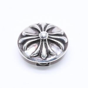 極美品 CHROME HEARTS クロムハーツ クロスボールボタン ヘアバンド用 コンチョ 重量約13.83g 2008/.925刻印 シルバー925 中古 4a006290