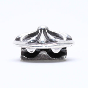 極美品 CHROME HEARTS クロムハーツ クロスボールボタン ヘアバンド用 コンチョ 重量約13.83g 2008/.925刻印 シルバー925 中古 4a006290