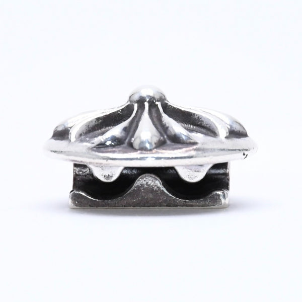 極美品 CHROME HEARTS クロムハーツ クロスボールボタン ヘアバンド用 コンチョ 重量約13.83g 2008/.925刻印 シルバー925 中古 4a006290