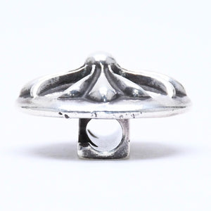 極美品 CHROME HEARTS クロムハーツ クロスボールボタン ヘアバンド用 コンチョ 重量約13.83g 2008/.925刻印 シルバー925 中古 4a006290