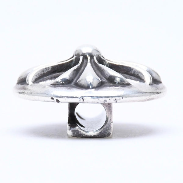 極美品 CHROME HEARTS クロムハーツ クロスボールボタン ヘアバンド用 コンチョ 重量約13.83g 2008/.925刻印 シルバー925 中古 4a006290