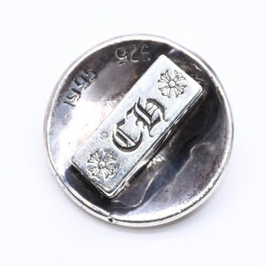 極美品 CHROME HEARTS クロムハーツ クロスボールボタン ヘアバンド用 コンチョ 重量約13.83g 2008/.925刻印 シルバー925 中古 4a006290