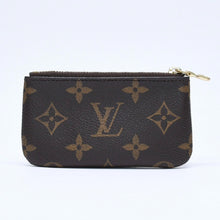 画像をギャラリービューアに読み込む, 極美品 LOUIS VUITTON ルイヴィトン ポシェット・クレ モノグラム・キャンバス コインケース M62650 ブラウン ゴールド金具 中古 4a006344