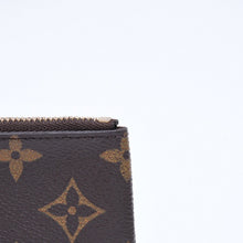 画像をギャラリービューアに読み込む, 極美品 LOUIS VUITTON ルイヴィトン ポシェット・クレ モノグラム・キャンバス コインケース M62650 ブラウン ゴールド金具 中古 4a006344