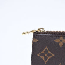 画像をギャラリービューアに読み込む, 極美品 LOUIS VUITTON ルイヴィトン ポシェット・クレ モノグラム・キャンバス コインケース M62650 ブラウン ゴールド金具 中古 4a006344