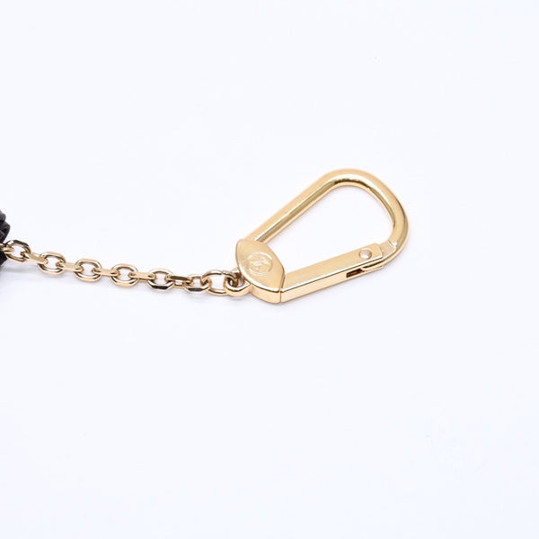 極美品 LOUIS VUITTON ルイヴィトン ポシェット・クレ モノグラム・キャンバス コインケース M62650 ブラウン ゴールド金具 中古 4a006344