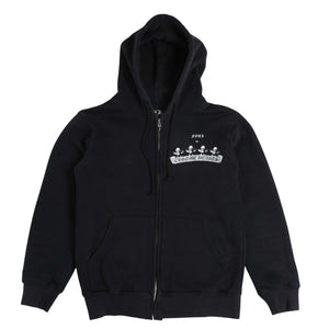CHROME HEARTS クロムハーツ × FOTI フォティ ハリスティーター ジップアップフーディー サイズS ダガー ブラック 美品 中古 4a006266
