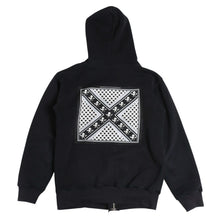 画像をギャラリービューアに読み込む, CHROME HEARTS クロムハーツ × FOTI フォティ ハリスティーター ジップアップフーディー サイズS ダガー ブラック 美品 中古 4a006266
