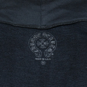 新品未使用 CHROME HEARTS クロムハーツ ジップアップフーディー パーカー サイズM 東京限定 ホースシュー ブラック 中古 4a006260