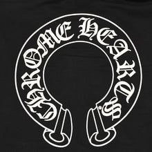 画像をギャラリービューアに読み込む, 新品未使用 CHROME HEARTS クロムハーツ ジップアップフーディー パーカー サイズM フローラルクロス ブラック 中古 4a006244