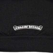 画像をギャラリービューアに読み込む, 新品未使用 CHROME HEARTS クロムハーツ ジップアップフーディー パーカー サイズM フローラルクロス ブラック 中古 4a006244