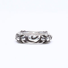 CHROME HEARTS クロムハーツ SBT BAND RING SBT バンドリング 指輪 重量約8.62g サイズ9号 シルバー925 美品 中古 4a006287
