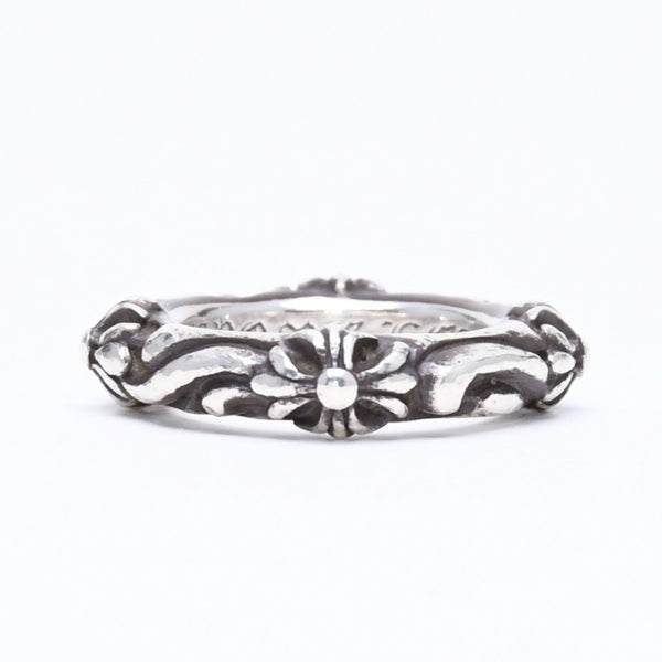 CHROME HEARTS クロムハーツ SBT BAND RING SBT バンドリング 指輪 重量約8.62g サイズ9号 シルバー925 美品 中古 4a006287