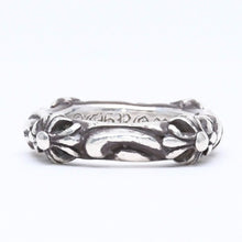 画像をギャラリービューアに読み込む, CHROME HEARTS クロムハーツ SBT BAND RING SBT バンドリング 指輪 重量約8.62g サイズ9号 シルバー925 美品 中古 4a006287