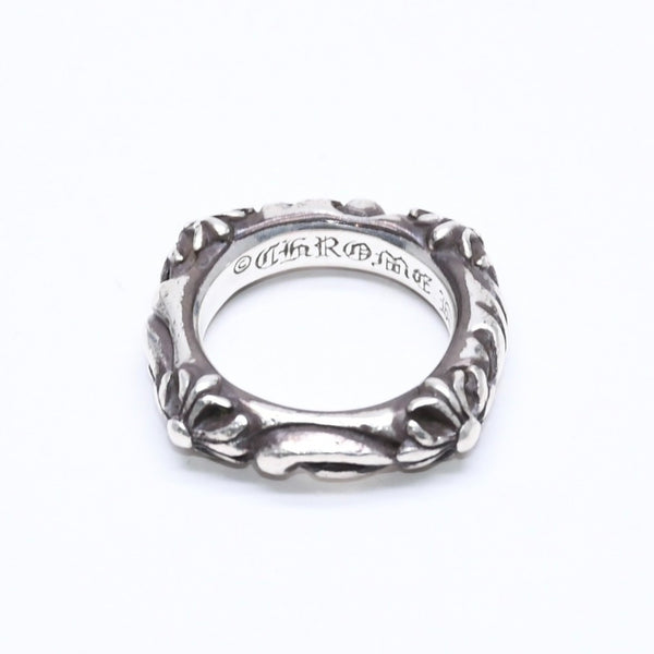 CHROME HEARTS クロムハーツ SBT BAND RING SBT バンドリング 指輪 重量約8.62g サイズ9号 シルバー925 美品 中古 4a006287