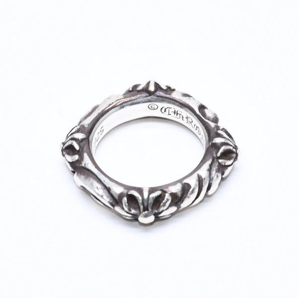 CHROME HEARTS クロムハーツ SBT BAND RING SBT バンドリング 指輪 重量約8.62g サイズ9号 シルバー925 美品 中古 4a006287