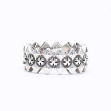画像をギャラリービューアに読み込む, CHROME HEARTS クロムハーツ DOUBLE PYRAMID PLUS RING ダブルピラミッド プラス リング 重量10.19g サイズ14号 シルバー925 美品 中古 4a006267
