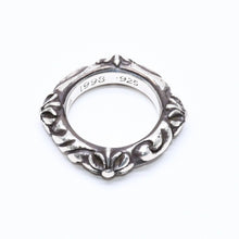 画像をギャラリービューアに読み込む, CHROME HEARTS クロムハーツ SBT BAND RING SBT バンドリング 指輪 重量約8.62g サイズ9号 シルバー925 美品 中古 4a006287