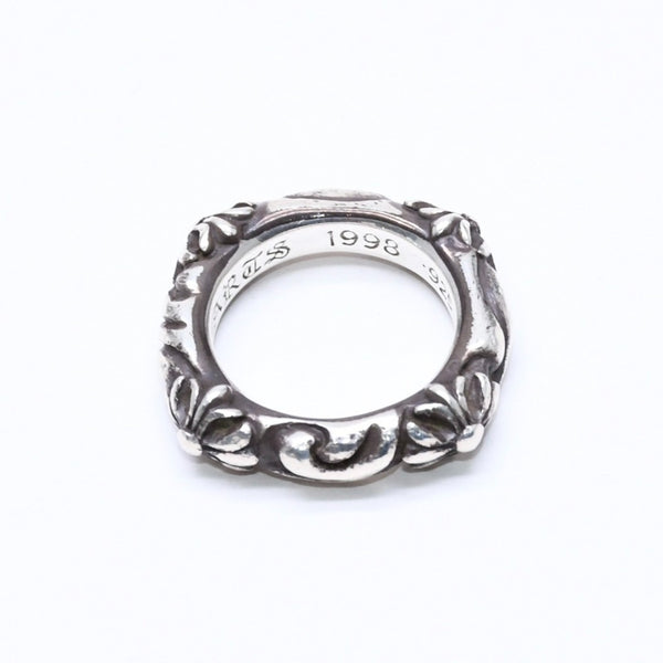 CHROME HEARTS クロムハーツ SBT BAND RING SBT バンドリング 指輪 重量約8.62g サイズ9号 シルバー925 美品 中古 4a006287