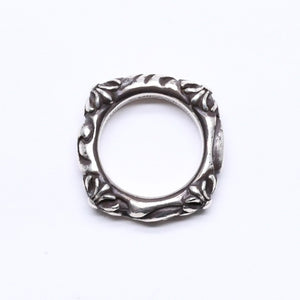 CHROME HEARTS クロムハーツ SBT BAND RING SBT バンドリング 指輪 重量約8.62g サイズ9号 シルバー925 美品 中古 4a006287