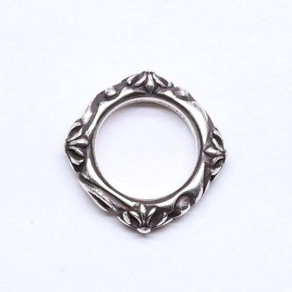 CHROME HEARTS クロムハーツ SBT BAND RING SBT バンドリング 指輪 重量約8.62g サイズ9号 シルバー925 美品 中古 4a006287
