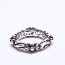 画像をギャラリービューアに読み込む, CHROME HEARTS クロムハーツ SBT BAND RING SBT バンドリング 指輪 重量約8.62g サイズ9号 シルバー925 美品 中古 4a006287
