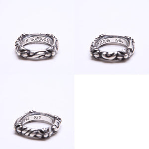 CHROME HEARTS クロムハーツ SBT BAND RING SBT バンドリング 指輪 重量約8.62g サイズ9号 シルバー925 美品 中古 4a006287