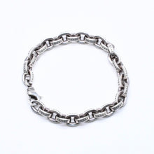 画像をギャラリービューアに読み込む, 極美品 CHROME HEARTS クロムハーツ ラージ ペーパーチェーン ブレスレット 9インチ 重量約36.14g 全長約21cm シルバー925 中古 4a006288
