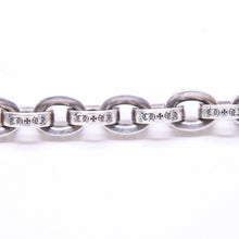 画像をギャラリービューアに読み込む, 極美品 CHROME HEARTS クロムハーツ ラージ ペーパーチェーン ブレスレット 9インチ 重量約36.14g 全長約21cm シルバー925 中古 4a006288