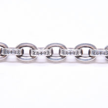 画像をギャラリービューアに読み込む, 極美品 CHROME HEARTS クロムハーツ ラージ ペーパーチェーン ブレスレット 9インチ 重量約36.14g 全長約21cm シルバー925 中古 4a006288