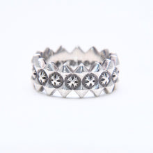 画像をギャラリービューアに読み込む, CHROME HEARTS クロムハーツ DOUBLE PYRAMID PLUS RING ダブルピラミッド プラス リング 重量10.19g サイズ14号 シルバー925 美品 中古 4a006267