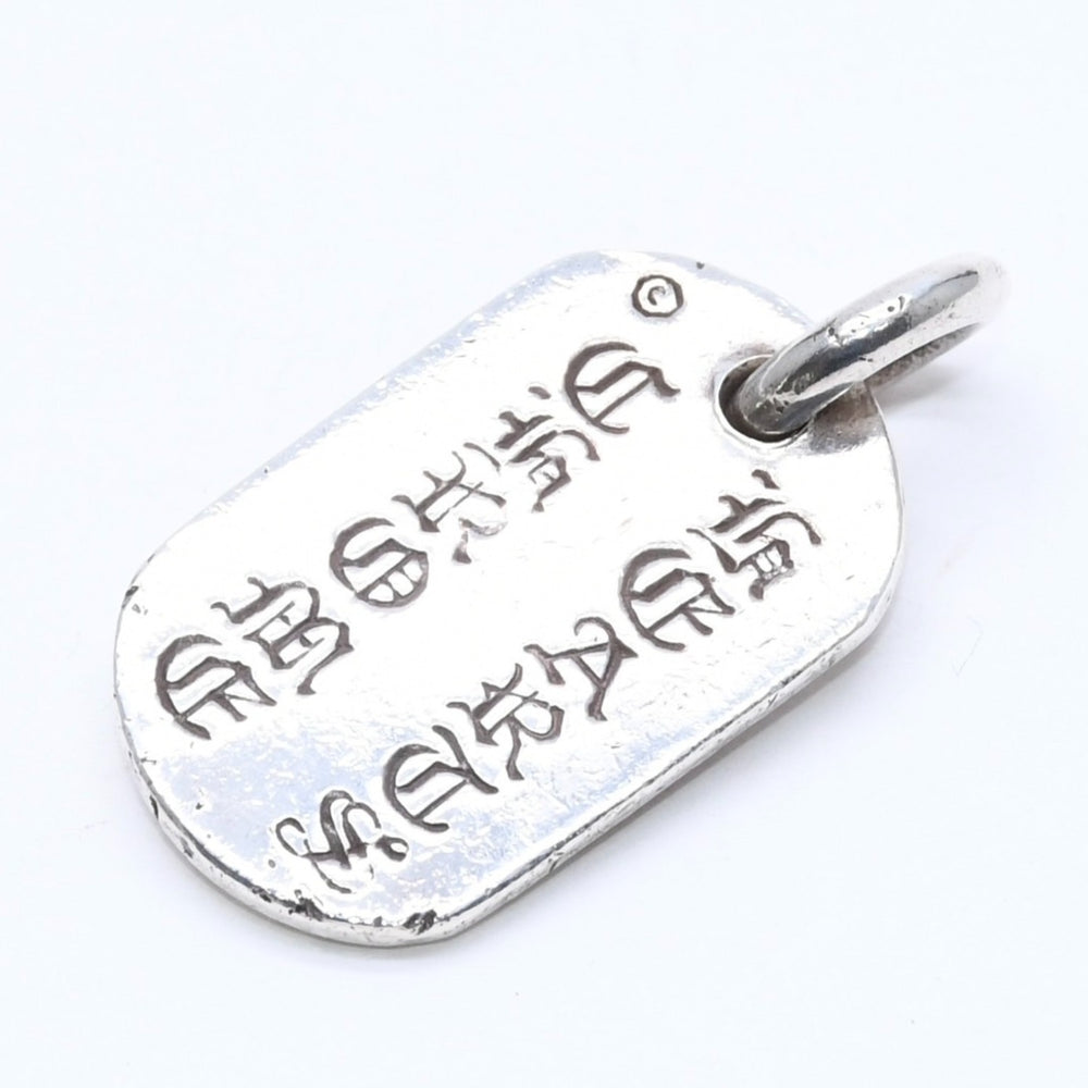 CHROME HEARTS クロムハーツ RAISED STAR DOGTAG NYC レイズドスター ドッグタグ ペンダントトップ NYC限定 重量11.11g 美品 中古 4a006270