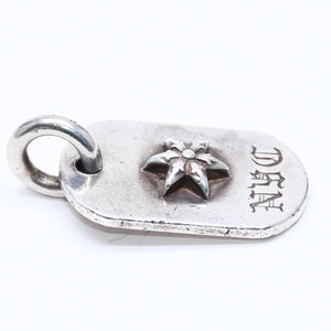 CHROME HEARTS クロムハーツ RAISED STAR DOGTAG NYC レイズドスター ドッグタグ ペンダントトップ NYC限定 重量11.11g 美品 中古 4a006270