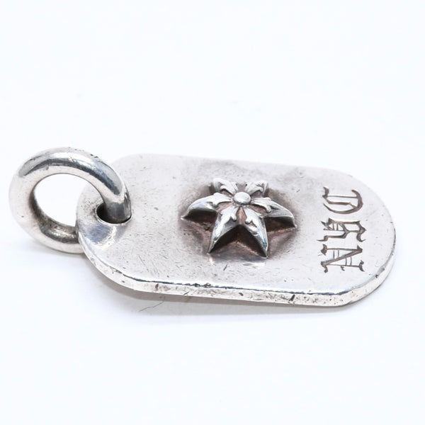 CHROME HEARTS クロムハーツ RAISED STAR DOGTAG NYC レイズドスター ドッグタグ ペンダントトップ NYC限定 重量11.11g 美品 中古 4a006270