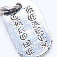 Load the image into the gallery viewer. CHROME HEARTS クロムハーツ RAISED STAR DOGTAG NYC レイズドスター ドッグタグ ペンダントトップ NYC限定 重量11.11g 美品 中古 4a006270
