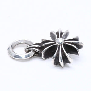 極美品 CHROME HEARTS クロムハーツ CHARM CH PLUS CHプラスチャーム ペンダントトップ 重量約6.33g オールド シルバー925 中古 4a006286