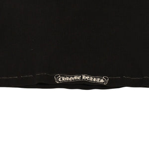 CHROME HEARTS クロムハーツ オールド タンクトップ サイズL CHクロス オールドイングリッシュ Tバー ブラック ホワイト 美品 中古 4a006271