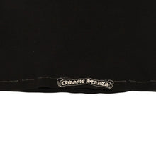 Load the image into the gallery viewer. CHROME HEARTS クロムハーツ オールド タンクトップ サイズL CHクロス オールドイングリッシュ Tバー ブラック ホワイト 美品 中古 4a006271